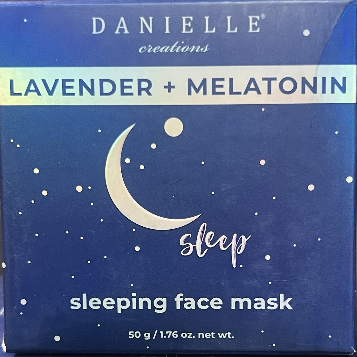 Lavender and Melatonin Sleep Face Mask with Collagen and Retinol - Lot of 4