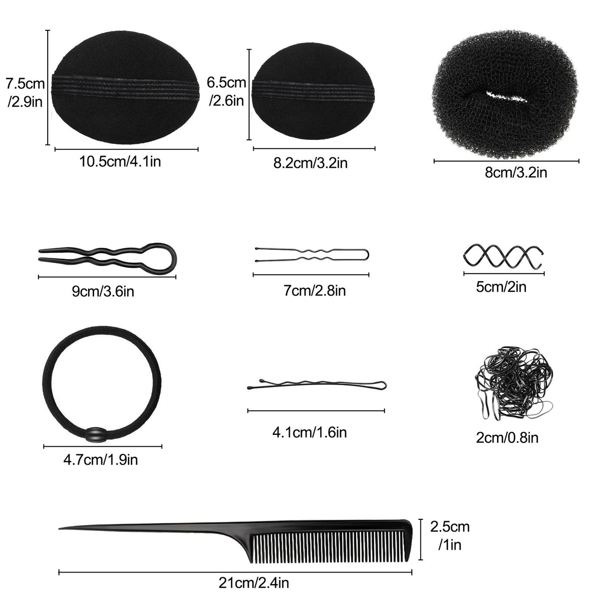 81PCS Hair Braiding Tools Kit – Twist & Curl Machine, Bun Makers,