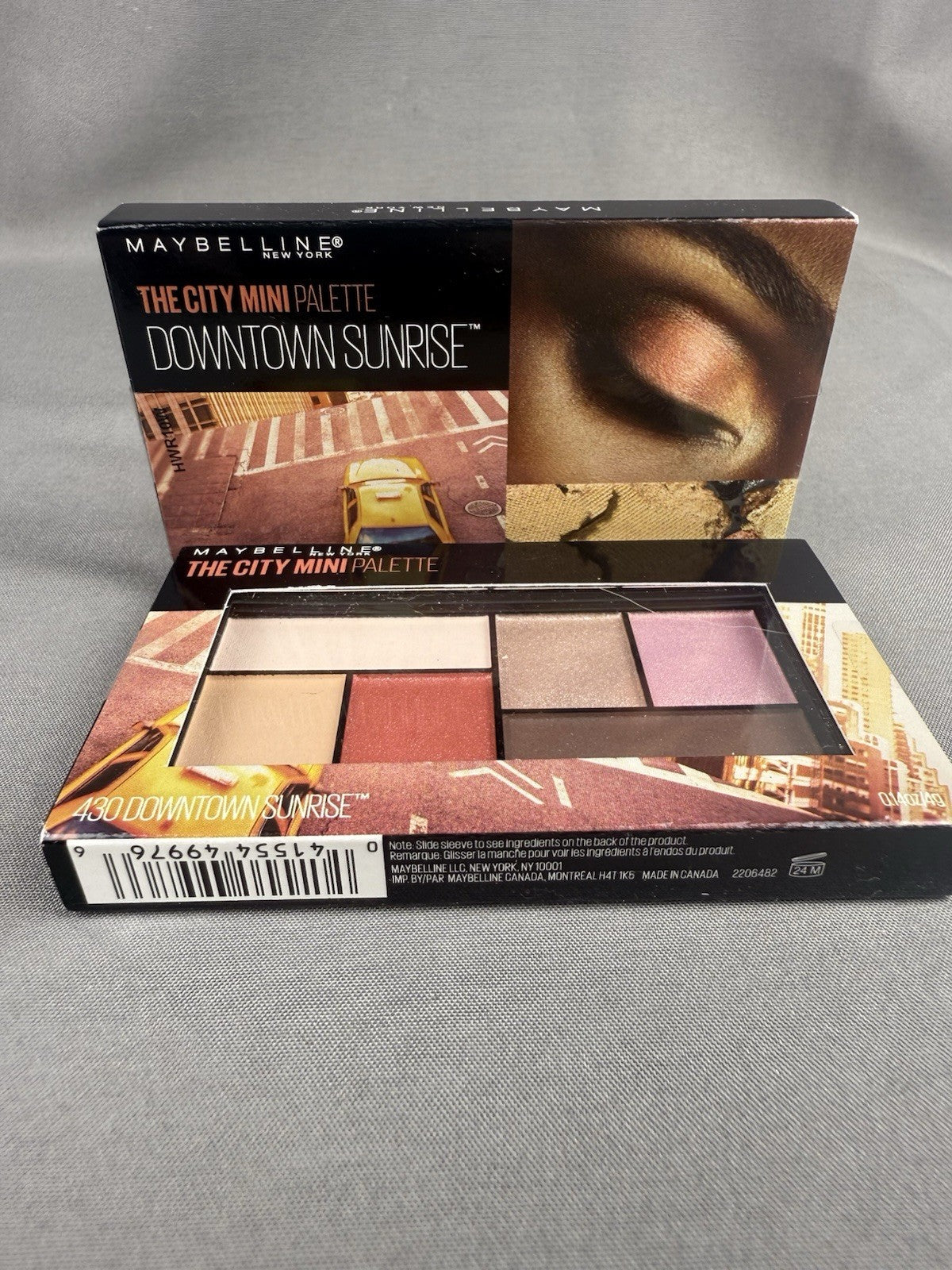 Maybelline City Mini Eyeshadow Palette Set - Downtown Sunrise, 0.14 oz, Duo