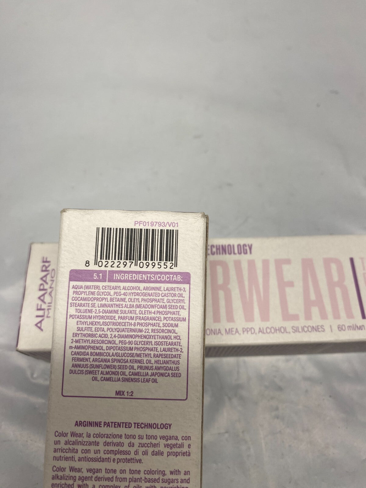 Alfaparf Milano Colorwear Hair Color 2.05 oz - Lot of 2