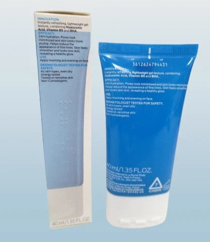 Hyaluronic Acid & Vitamin B5 Water Gel - Soothing Hydrating Face Moisturizer 1.35 oz
