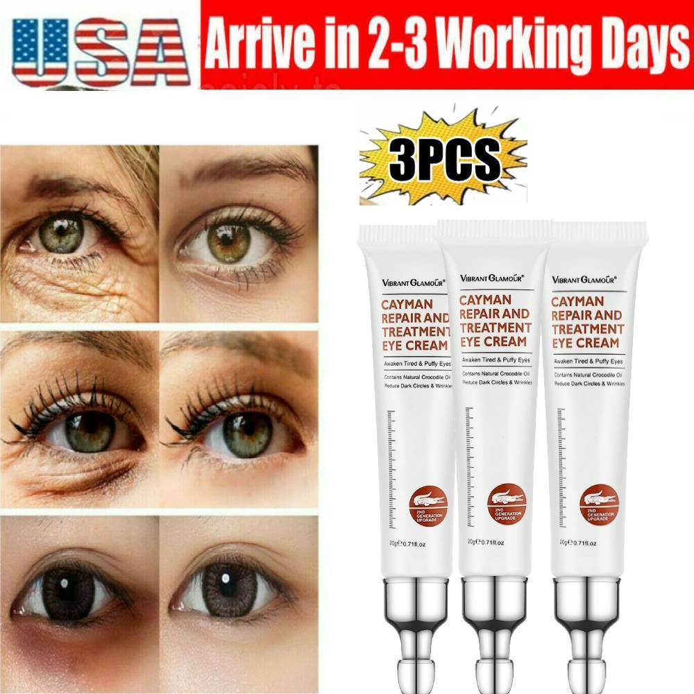 3PCS Eye Cream for Dark Circles & Wrinkles - Firming, Depuffing & Moisturizing