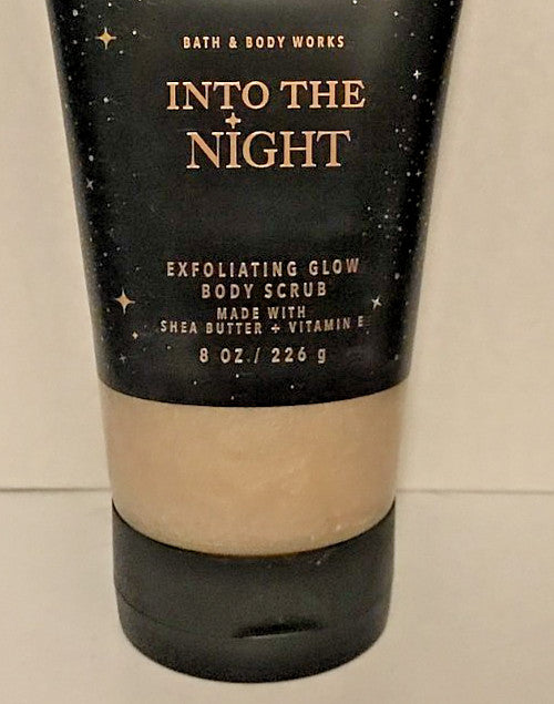 BATH BODY WORKS INTO THE NIGHT EXFOLIATING GLOW SCRUB WASH 8 OZ