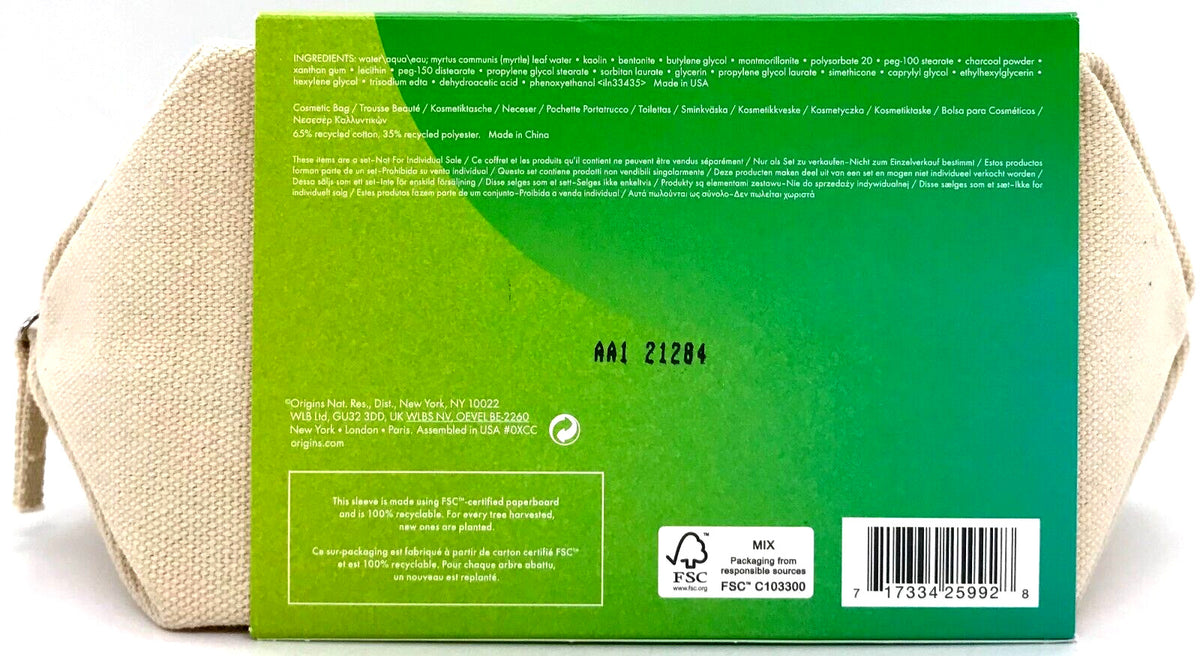 Origins 4-Piece Skincare Set - Energy-Boosting Gel, Lotion, Face Wash & Mask