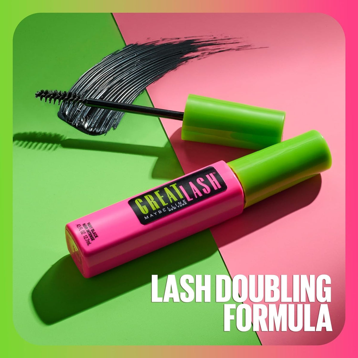 Volumizing Washable Mascara - Very Black, 0.34 fl oz, Long & Thick Lashes