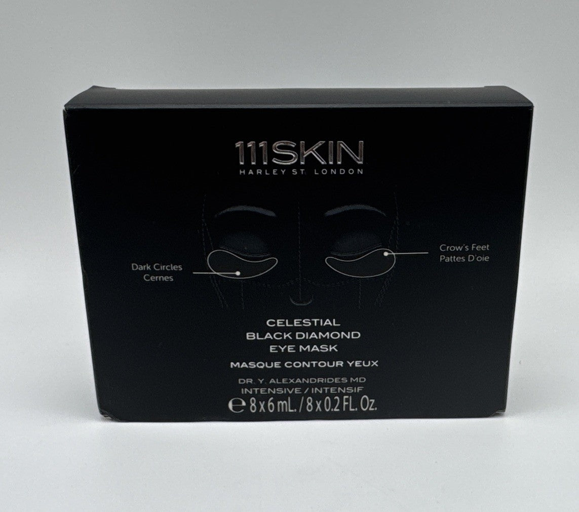 Celestial Black Diamond Eye Mask - 8 Pack