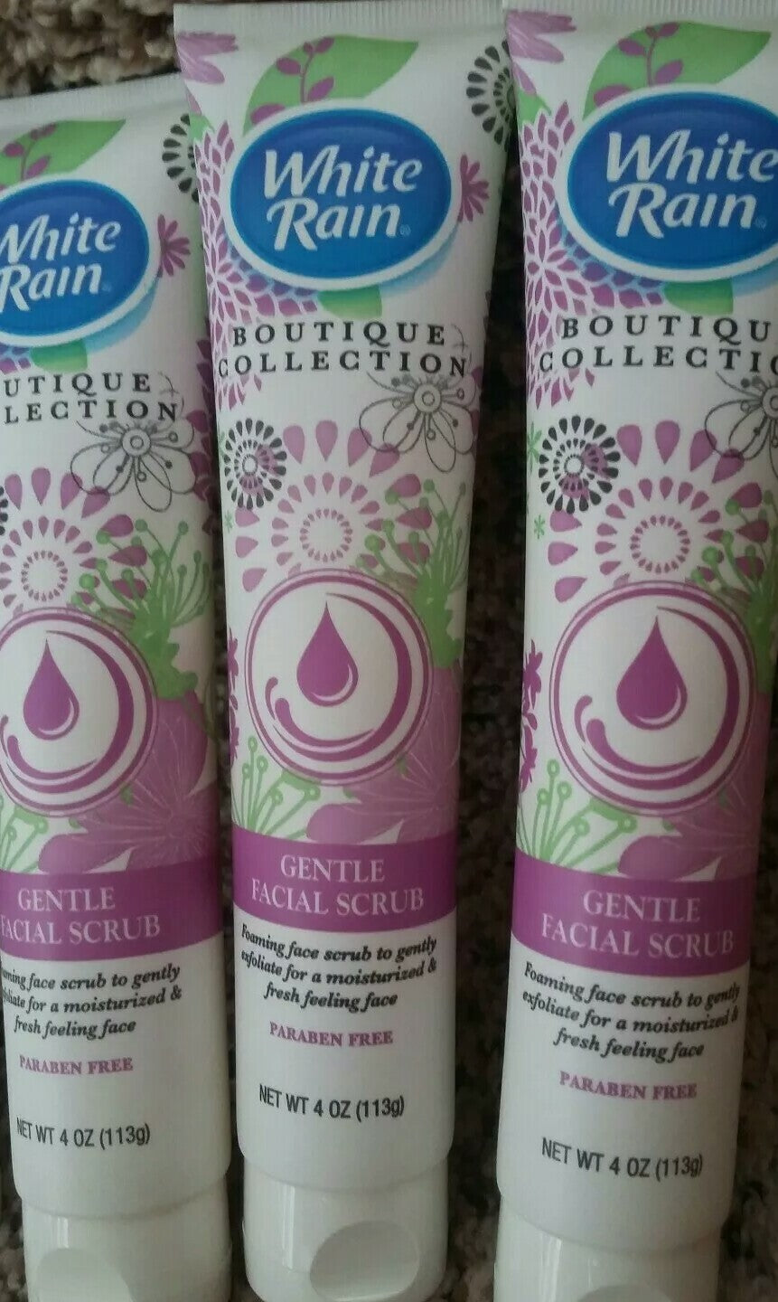 Lot of 4 White Rain Boutique Collection Gentle Facial Scrub Wash oz