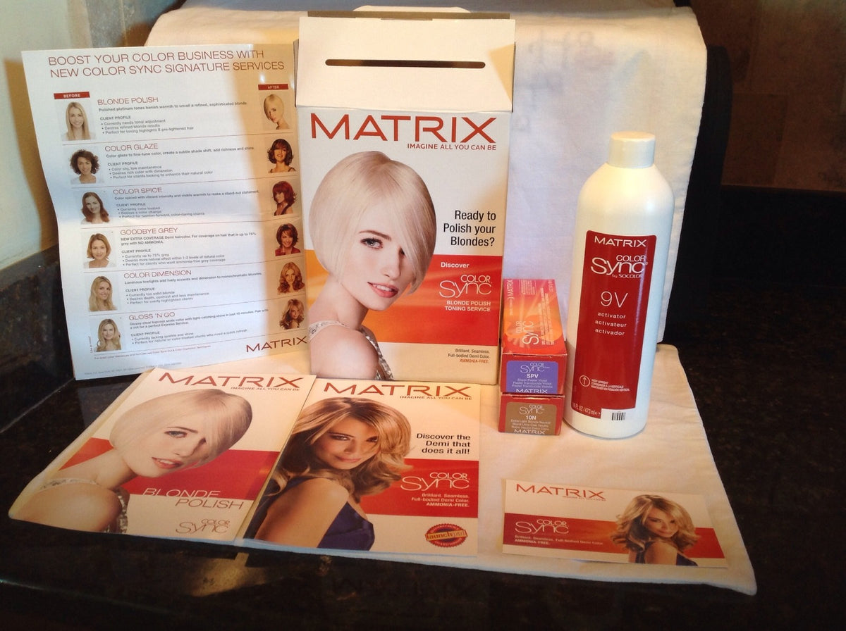 Blonde Polish Toning Service Kit with Activator