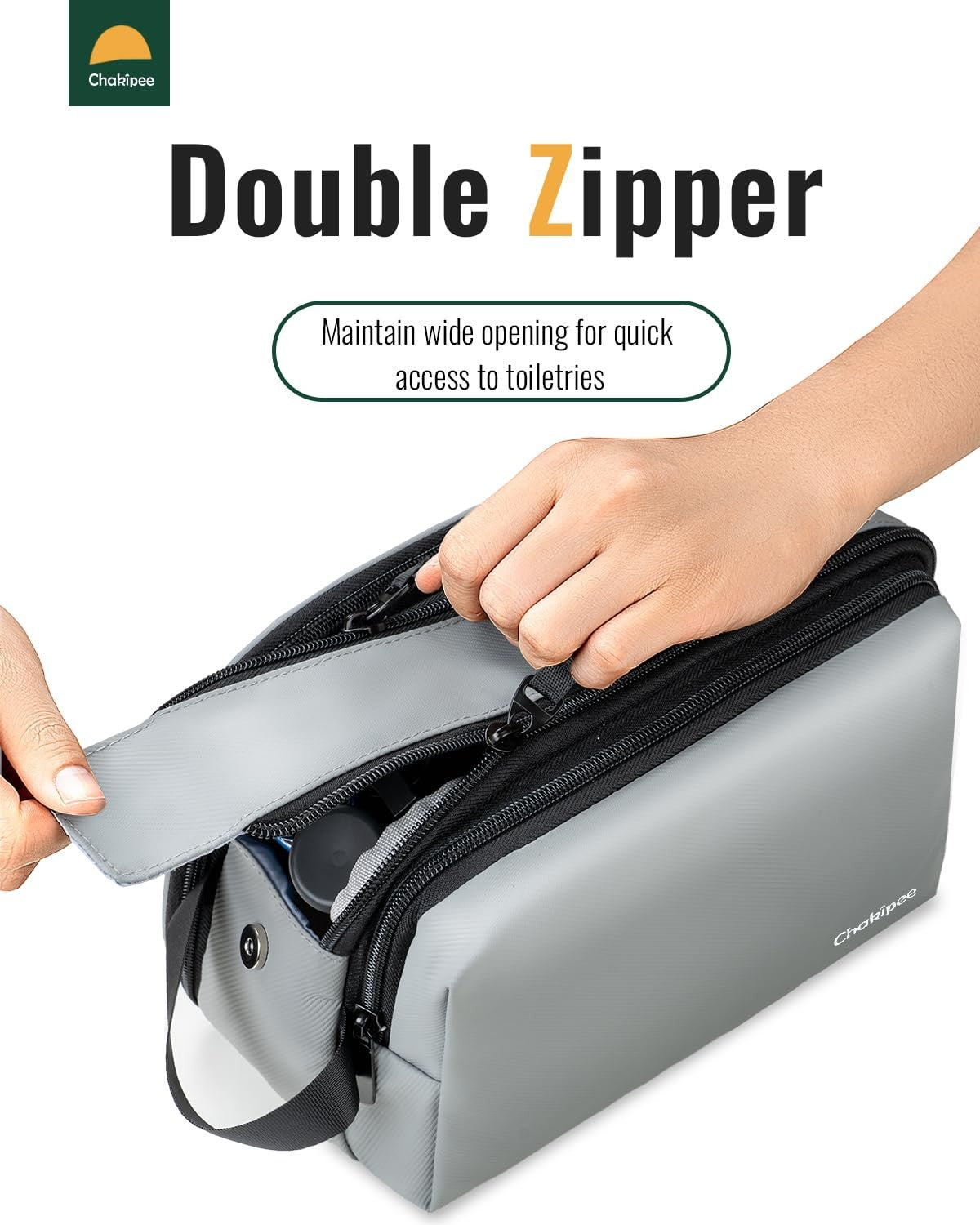 Water Resistant Men’s Travel Toiletry Bag Organizer Dopp Kit