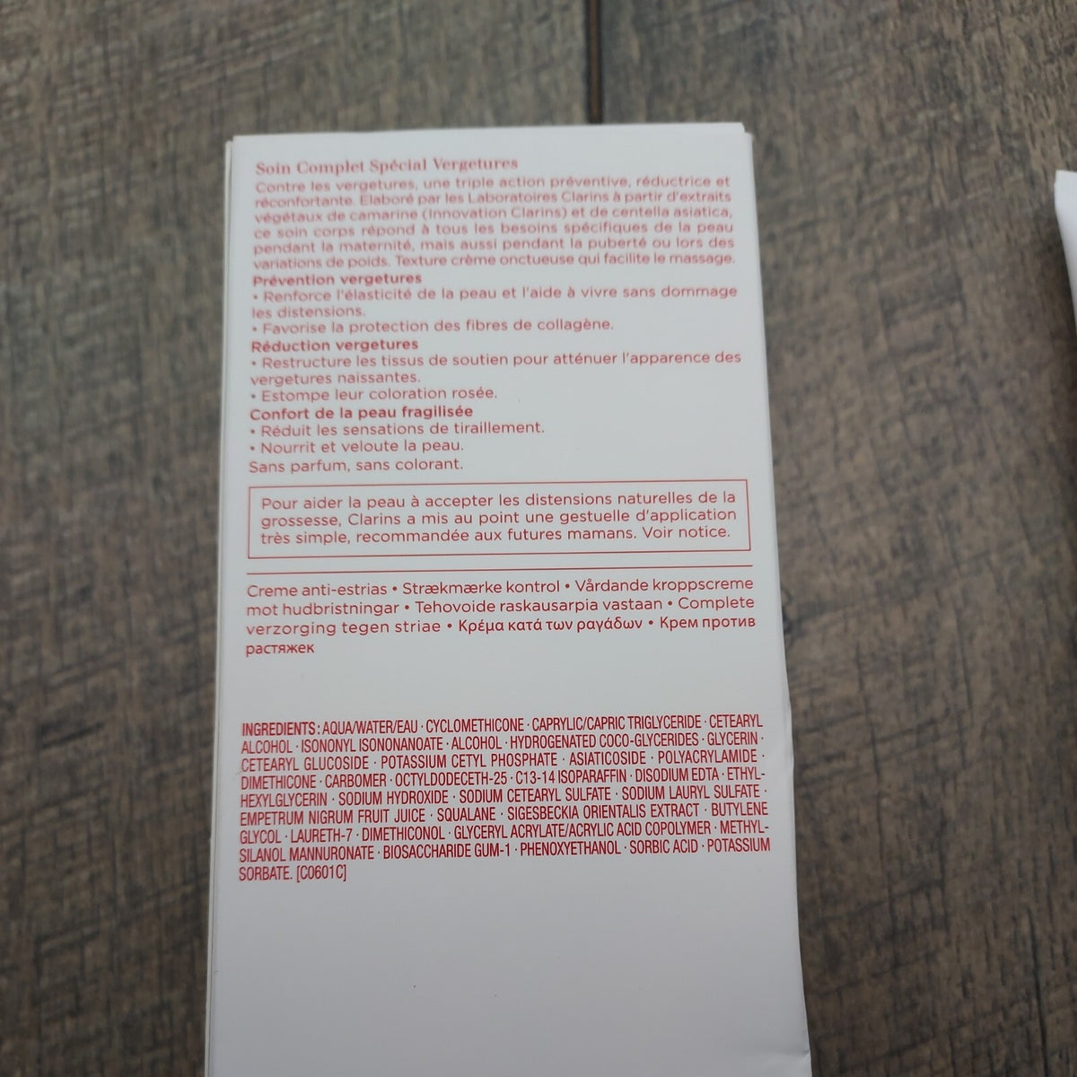Clarins Stretch Mark Minimizer 6.8oz Sealed