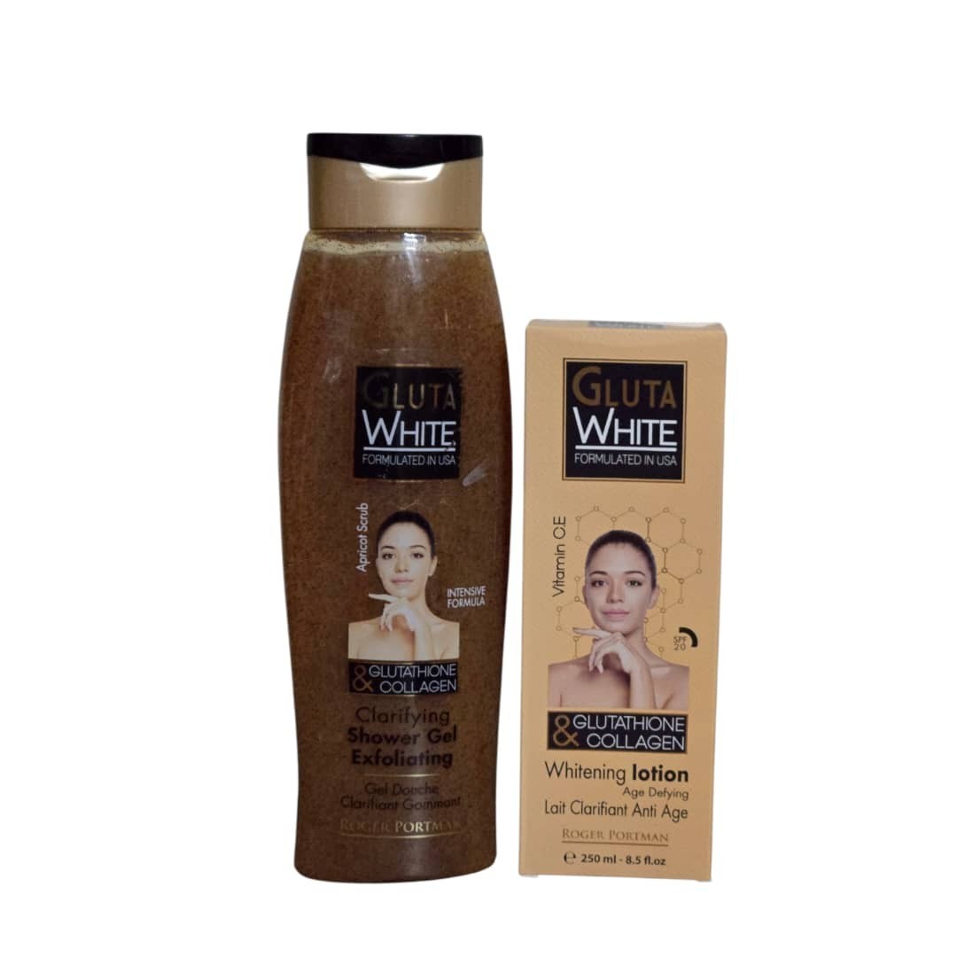 Gluta White Age Defying Collagen Glutathione Lotion 250ml Bath Gel
