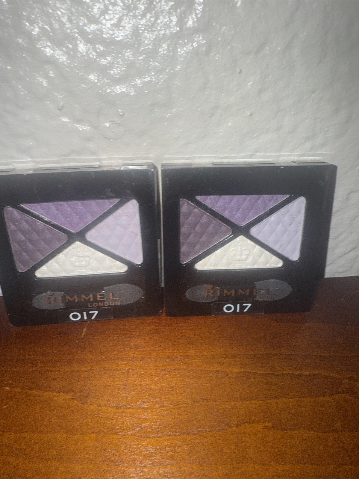 Set of 2 Rimmel Glam Eyes Quad Eyeshadows - Dark Signature 017