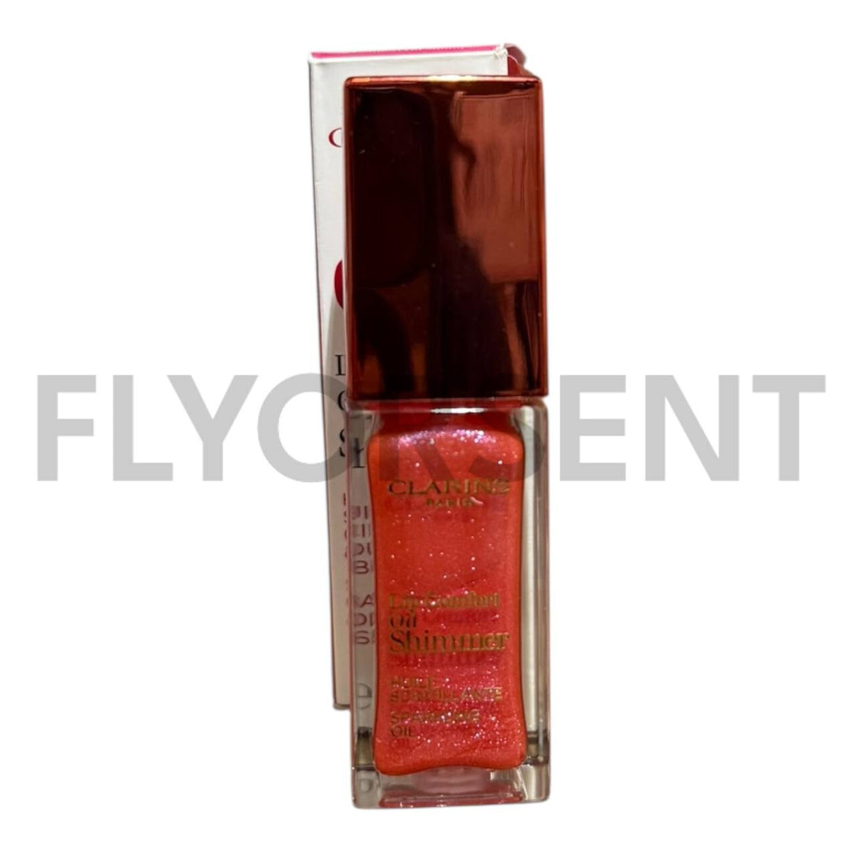 Lip Comfort Oil Shimmer - Bright Coral Lip Gloss with Shimmer - 0.2oz