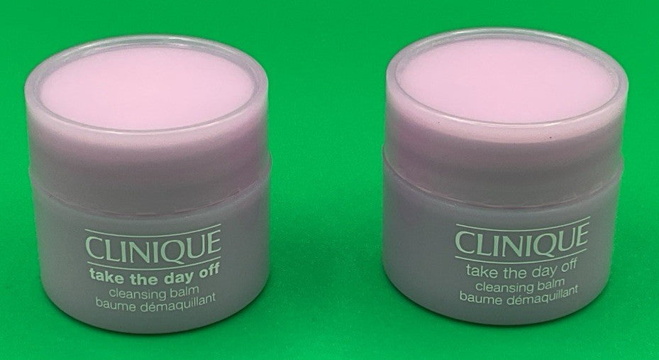 Clinique Mini Take The Day Off Cleansing Balm Makeup Remover 0.5oz Lot of 2