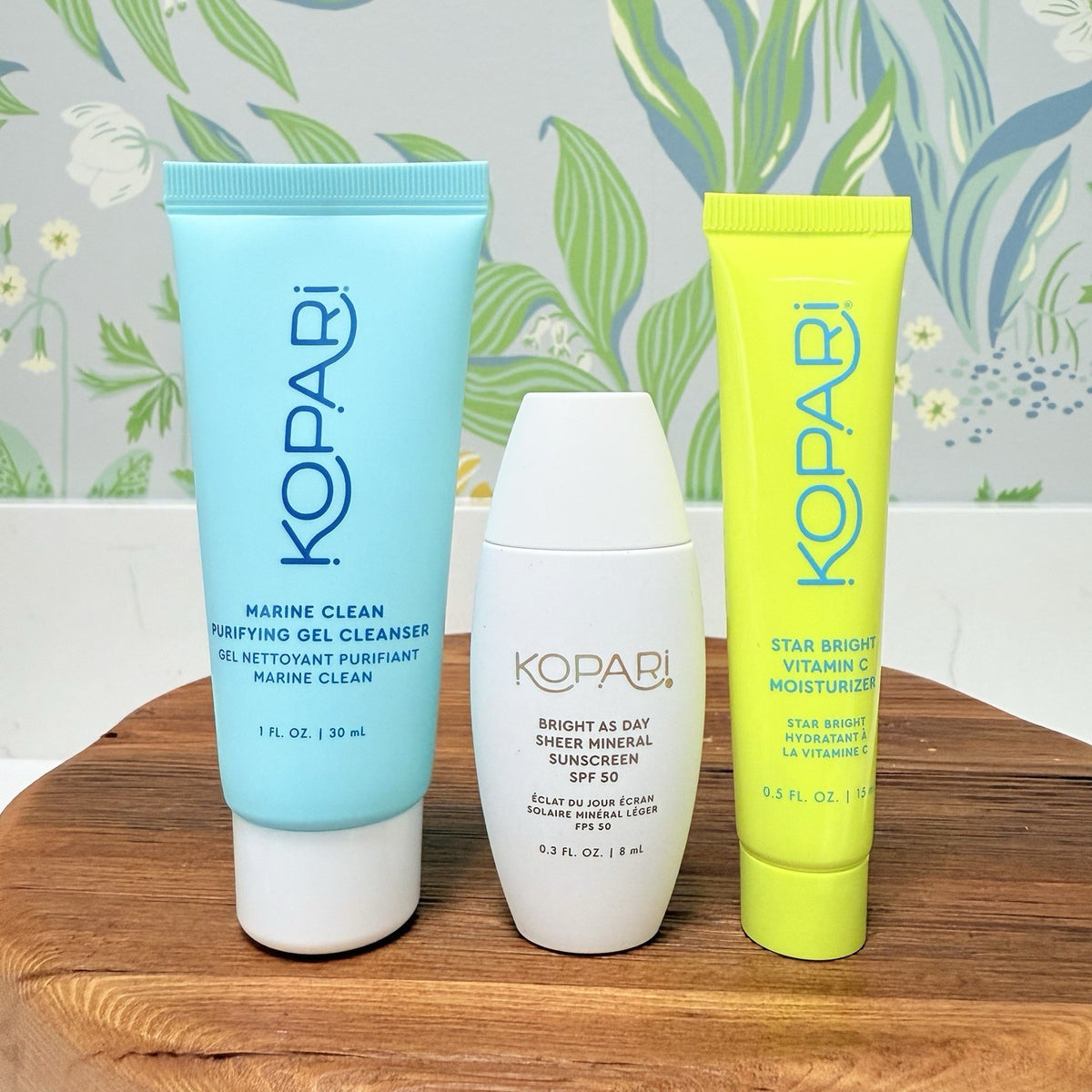 Travel Skincare Gift Set - Moisturizer, Cleanser & Sunscreen, 3-Piece Kit