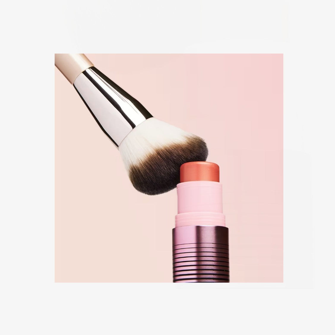 Dual-Ended Face Makeup Brush for Cream & Powder - DIBS Beauty