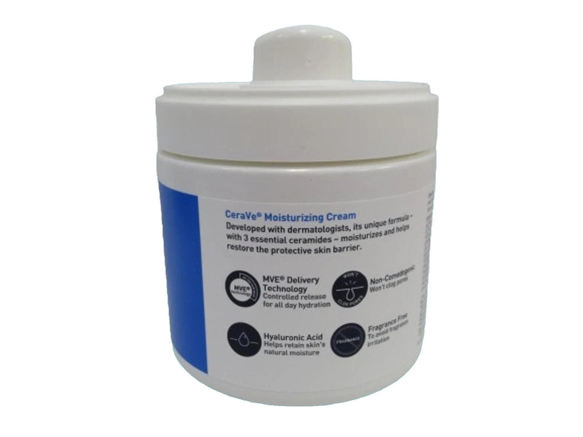 CERAVE MOISTURIZING CREAM FACE & BODY W/ PUMP NORMAL TO DRY SKIN 16OZ