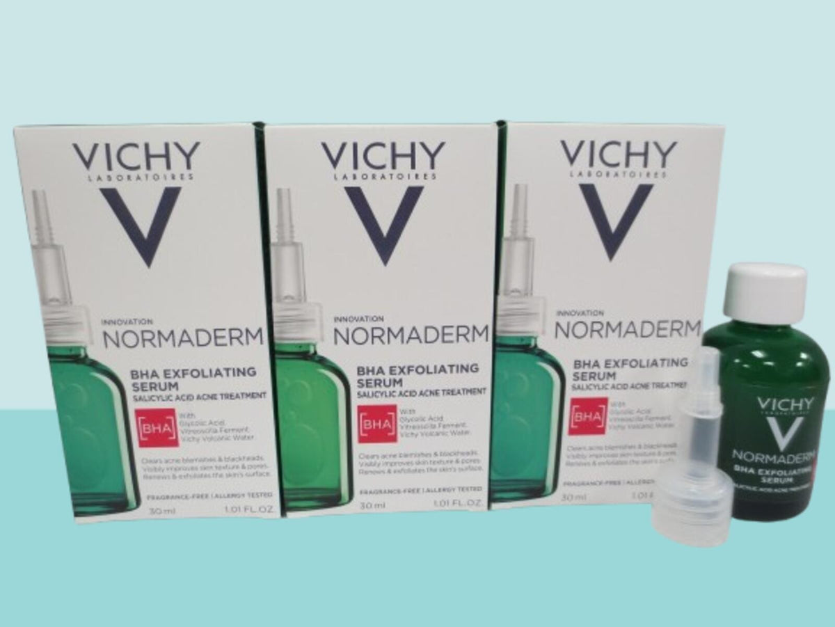 Vichy Normaderm BHA Exfoliating Serum for Acne Treatment - 3 Pack 1.01 oz