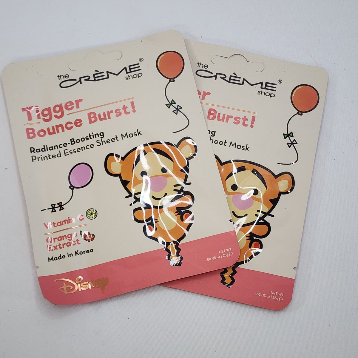 Tigger Bounce Burst Face Mask Set of 2
