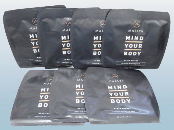 Black Magnet Intensive Purifying Mask - 7 Piece Set (Pack of 2)