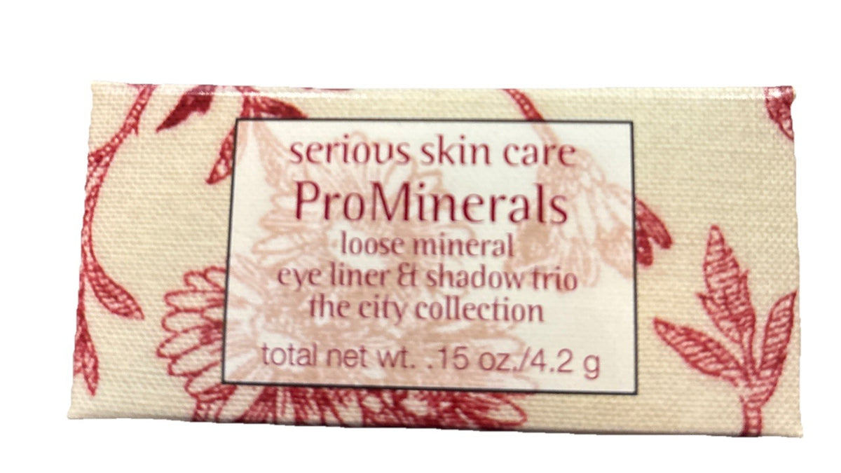 Mineral Eye Shadow & Liner Trio - City Collection, 4.2g, Pink Pearl & Blue Jean