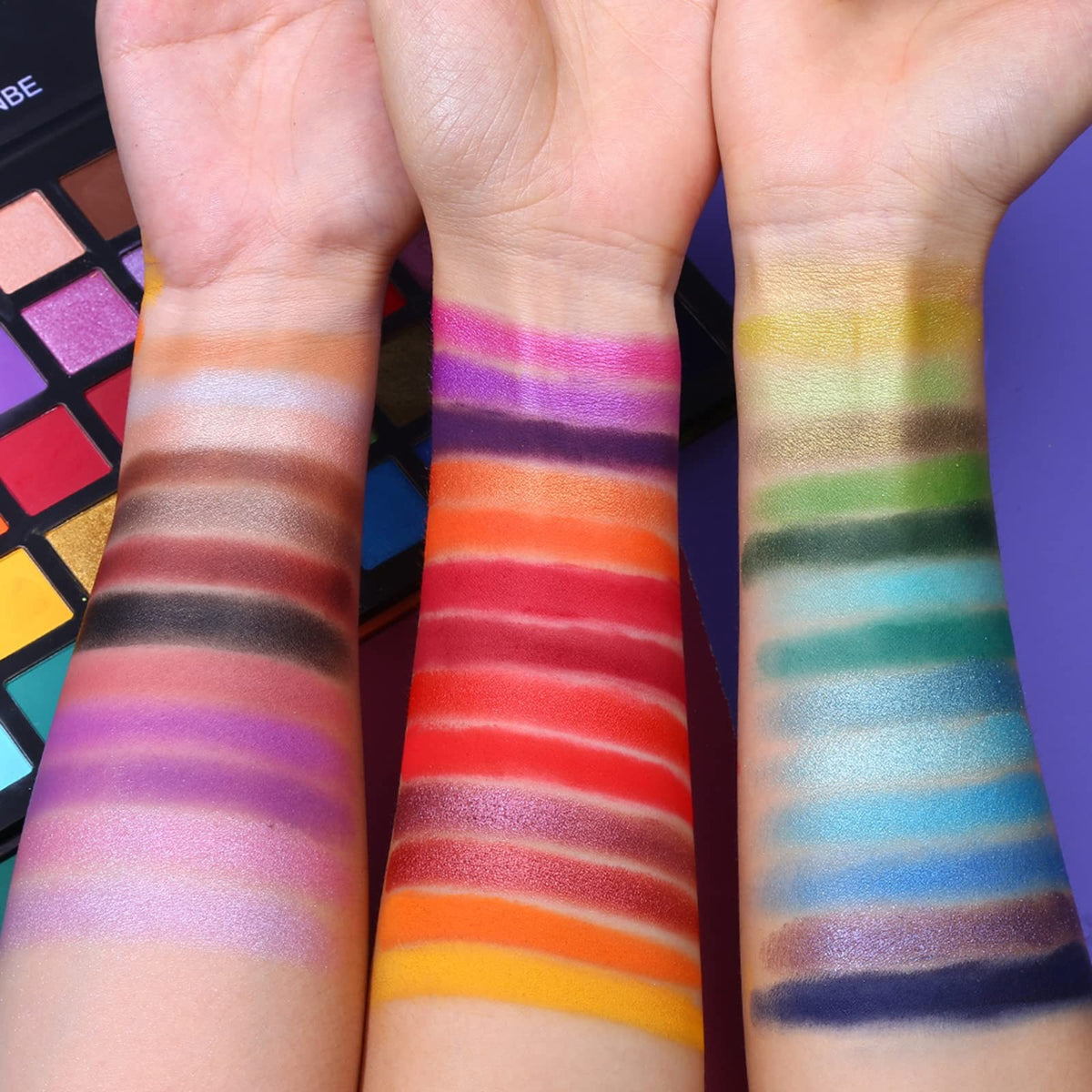 UCANBE Spotlight Eyeshadow Palette 40 Colors - Long-Wear, Pigmented, Crease-Resistant Makeup