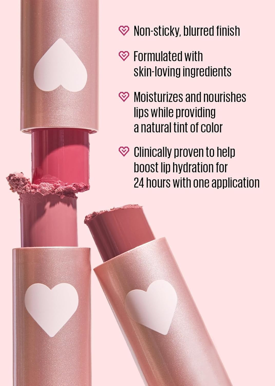 3 Pack Moisturizing Lip Balm Set - Natural Tint & Long-Lasting Hydration