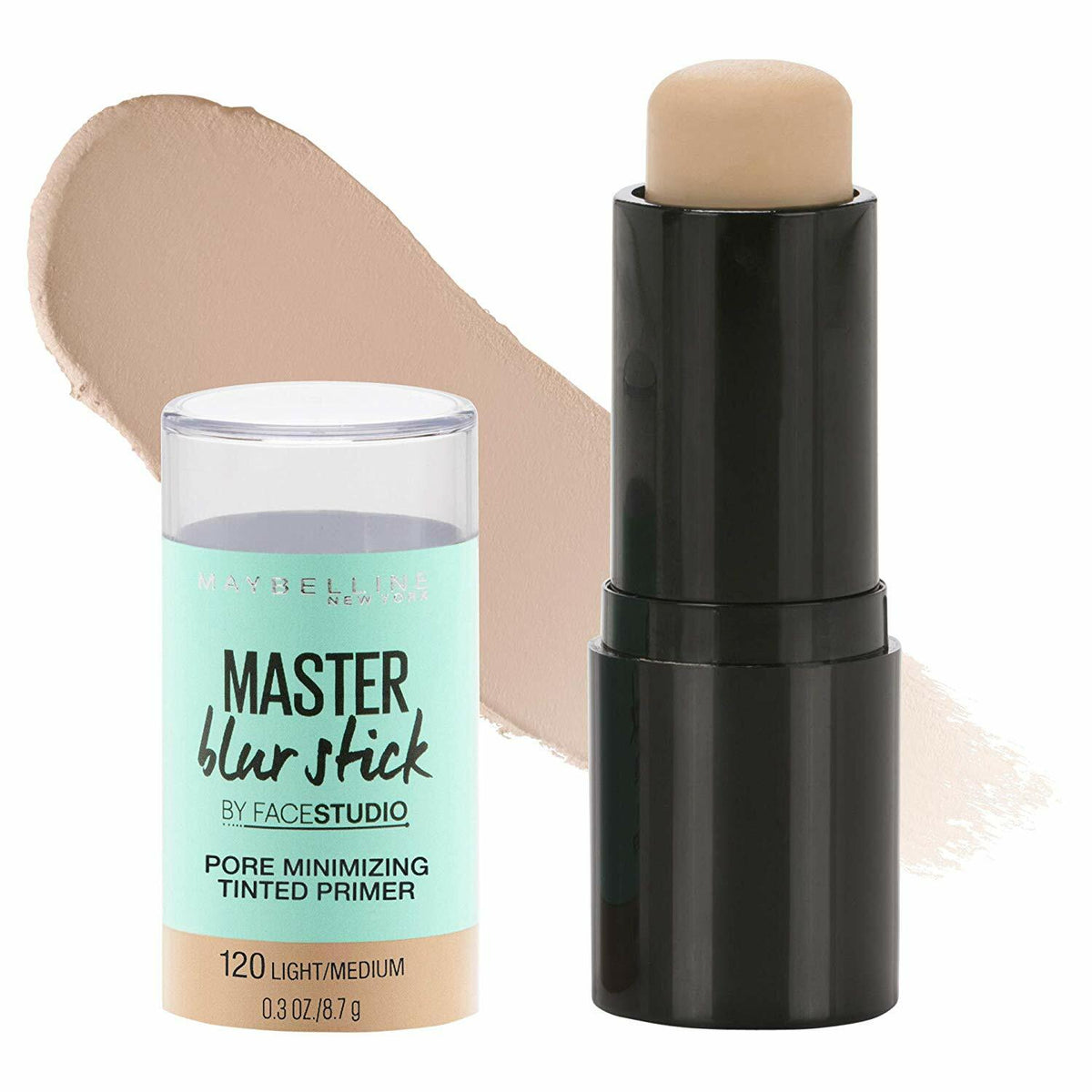 Maybelline Master Blur Stick Pore-Minimizing Tinted Primer for Flawless Skin