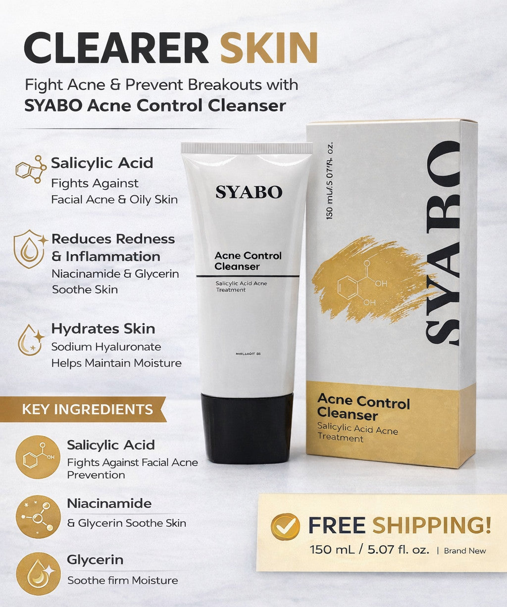 Acne Control Foaming Facial Cleanser with Salicylic Acid for Oily Skin - 5 oz