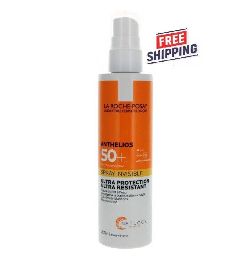 SPF 50+ Sun Protection Spray for Sensitive Skin 200ml - Water-Resistant, Fragrance-Free
