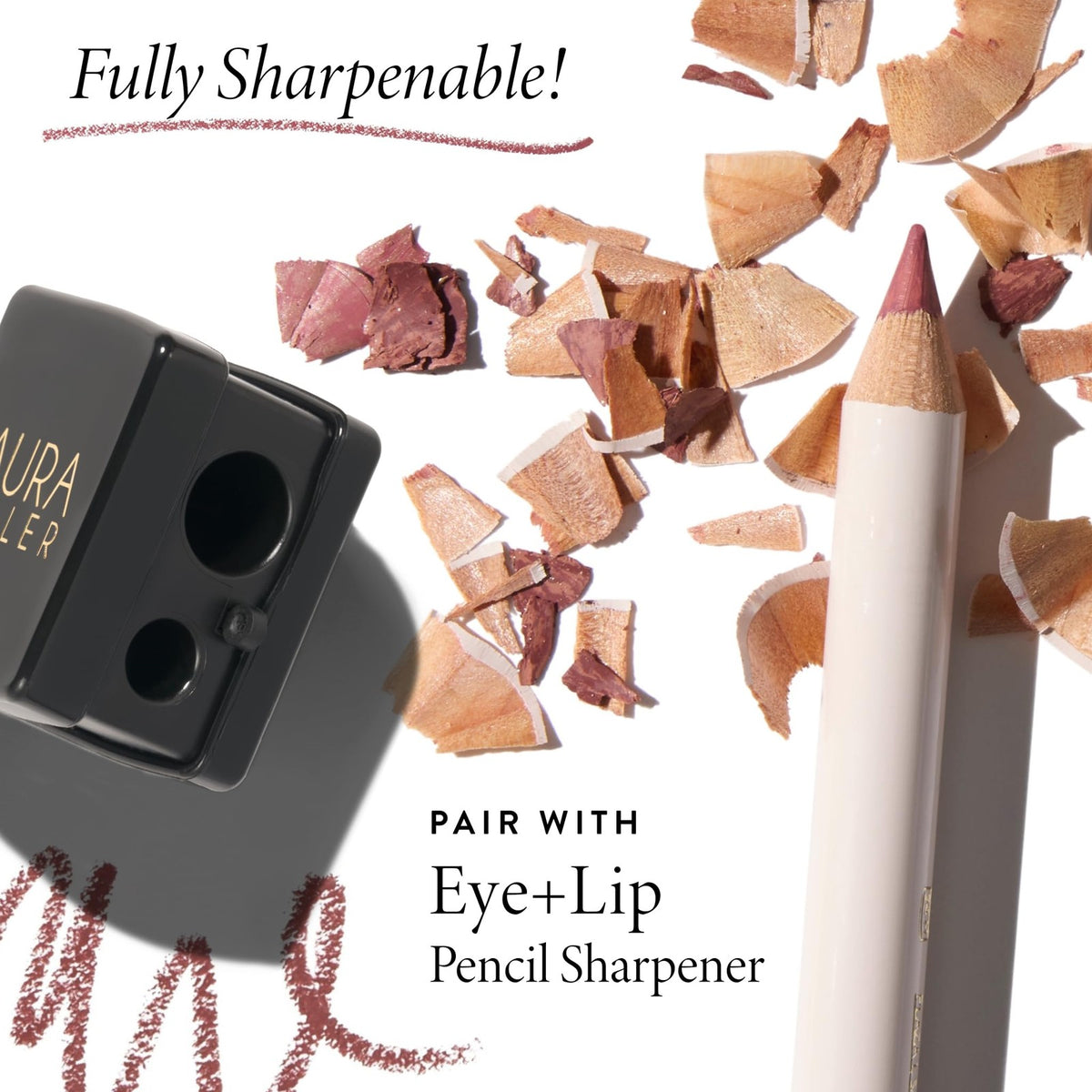 Marbleized Lip Liner Pencil for Fuller, Dimensioned Lips - Neutral Shade