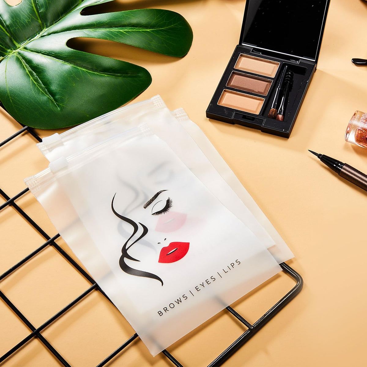 Transparent Eyebrow Microblading Aftercare Bags - 100 Pack