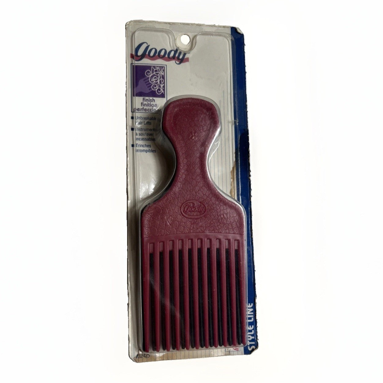 Vintage 1996 Goody Unbreakable Plastic Hair Lift Comb Pick Made in USA