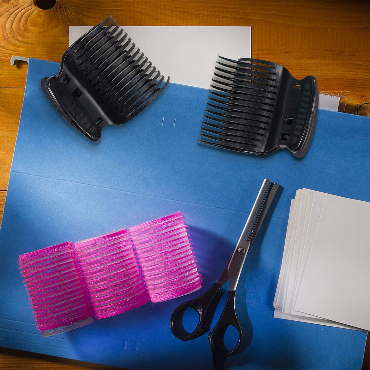 Plastic Hot Roller Clips Set for Perfect Curls - Heat Resistant Hair Styling Accessories