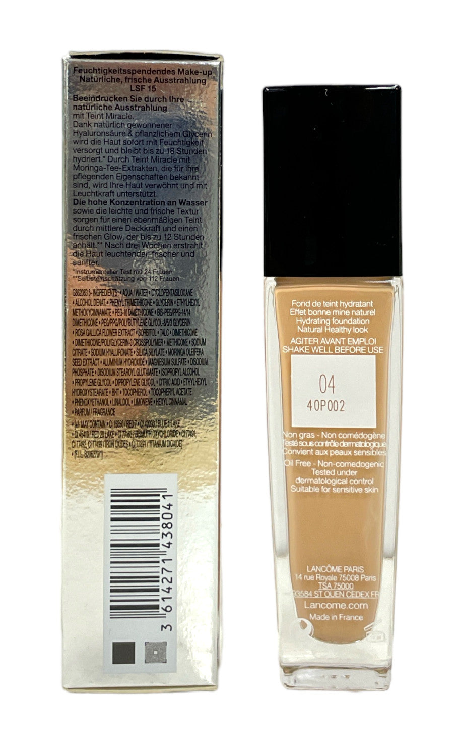 Lancome Teint Miracle SPF 15 Buildable Coverage Foundation - 1oz/30ml, Multiple Shades