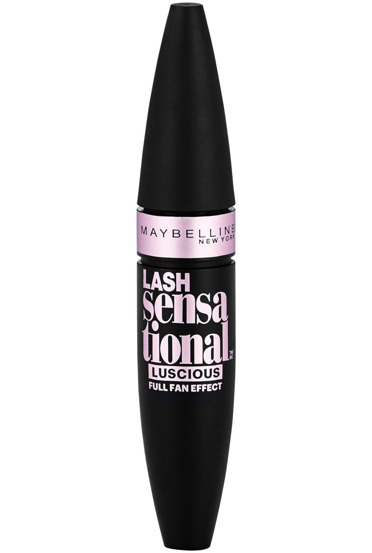 Lash Sensational Washable Mascara - Blackest Black with Fanning Reservoir Brush