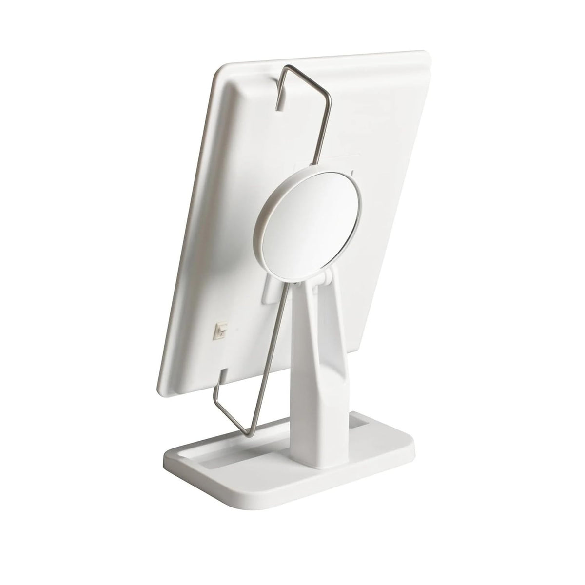 Lighted Tabletop Mirror with 10X Magnification for Makeup & Grooming