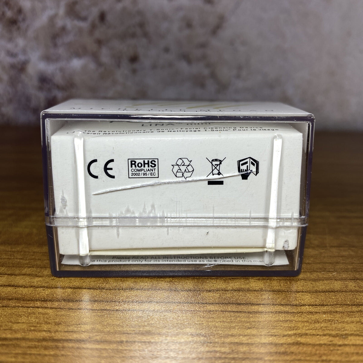 Mini Waterproof Facial Cleansing Brush - Blue for Deep Skin Care