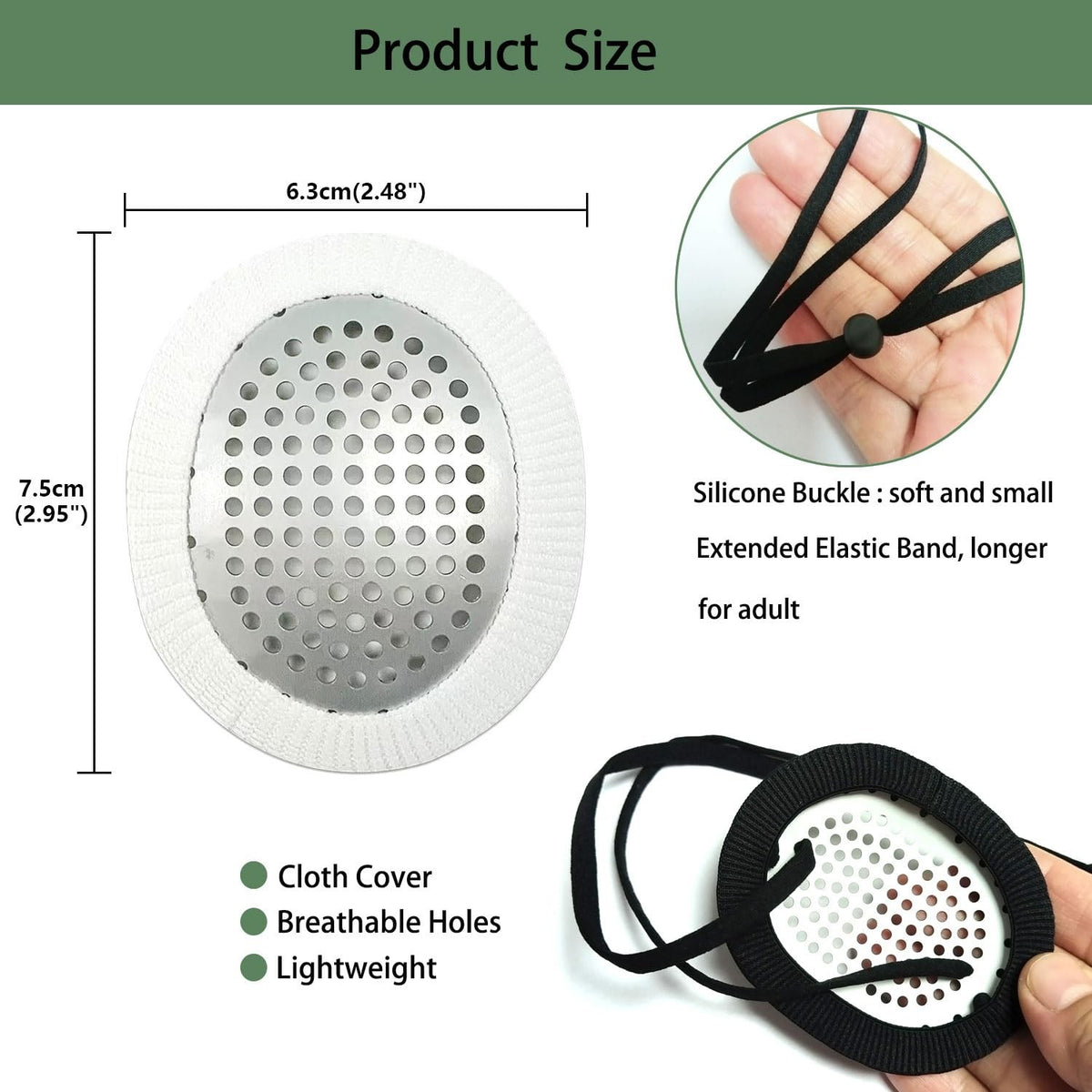 Aluminum Medical Eye Shield for Cataract Surgery - Breathable, Reusable & Adjustable