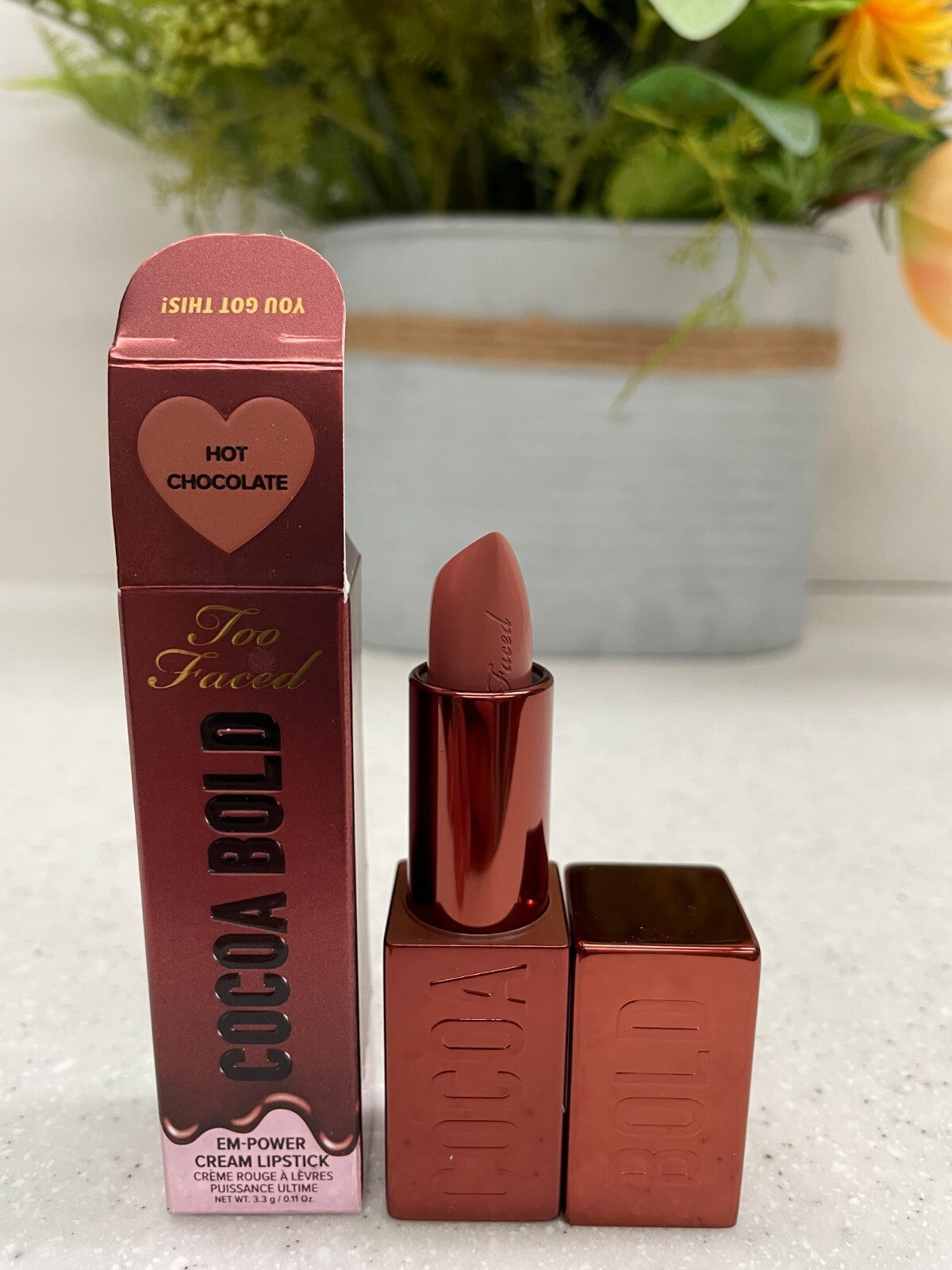 Cream Lipstick - Cocoa Nude Shades with Bold, Butter Texture - Multiple Variants
