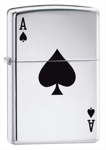 Windproof Metal Lighter with Chrome Finish - Refillable & Gift Boxed