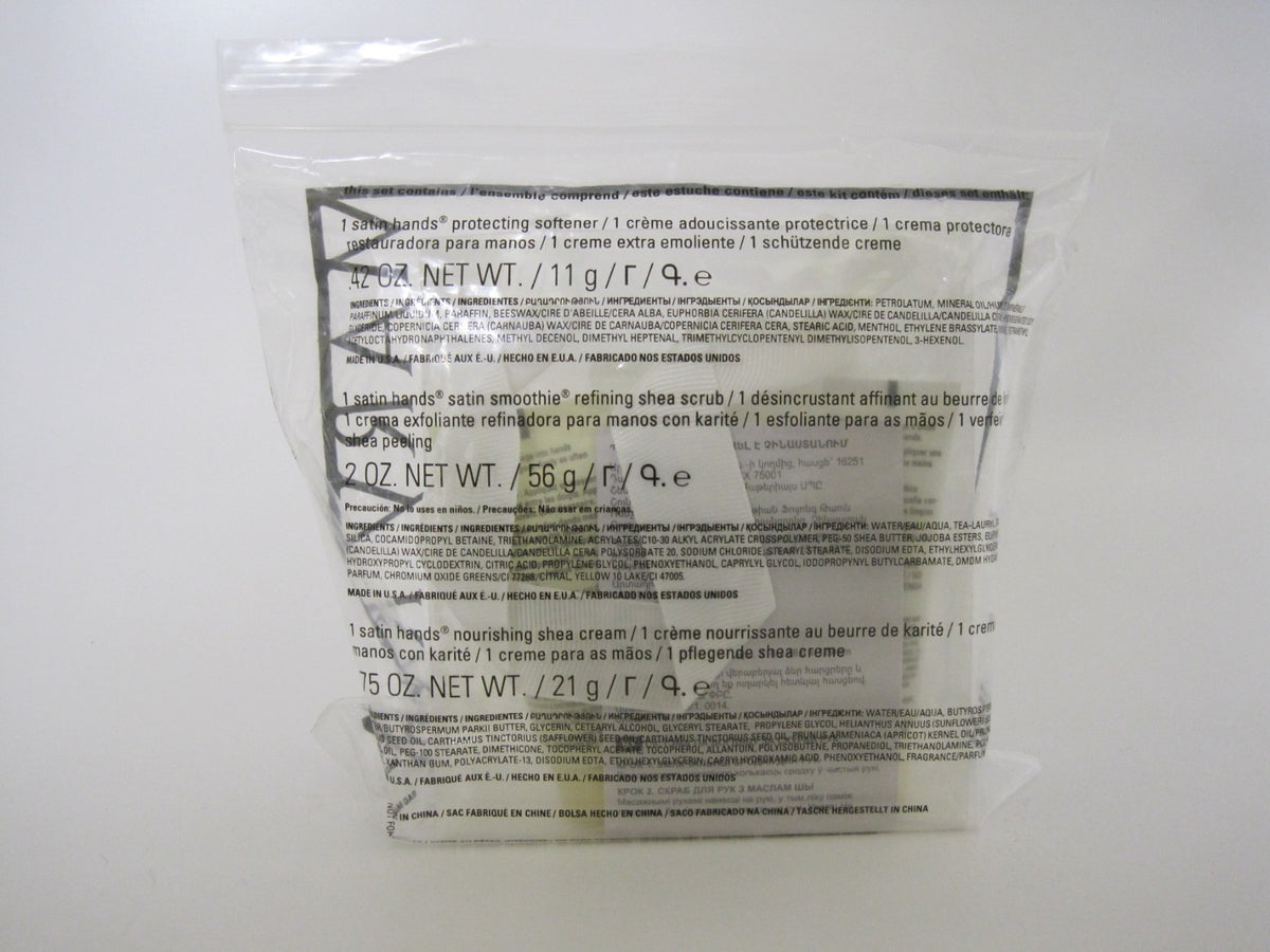 Mary Kay Satin Hands Pampering Set White Tea Citrus Mini Gift Bag