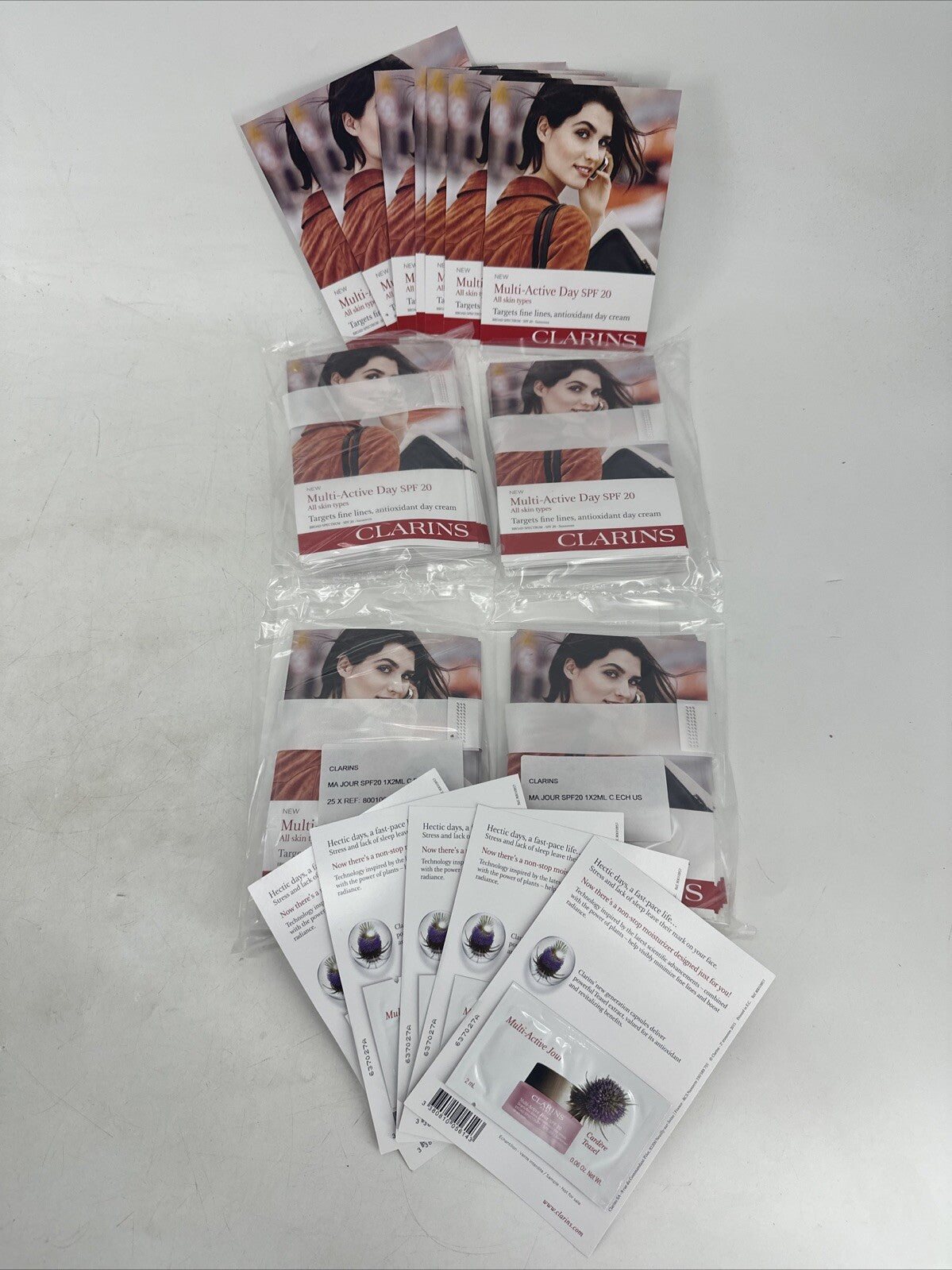 Clarins Multi-Active Jour Day Cream - 50 x 2mL Travel Packets
