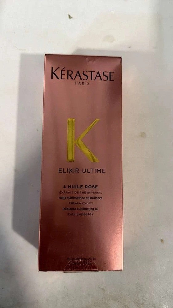 Kerastase Elixir Ultime L'Huile Rose Hair Oil 2-Pack - Nourishing Shine & Frizz Control