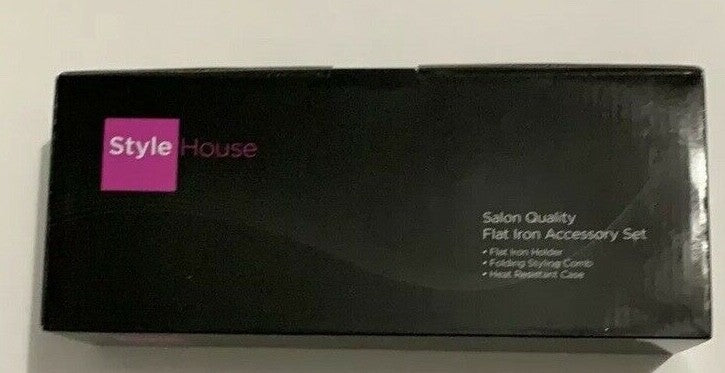 Style House Salon Quality Flat Iron Accessory Set
