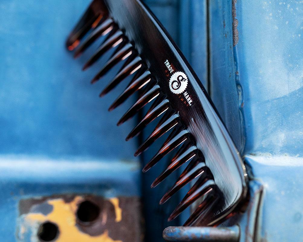 Beard Comb for Detangling and Conditioning - Pocket-Sized Wide-Tooth Design