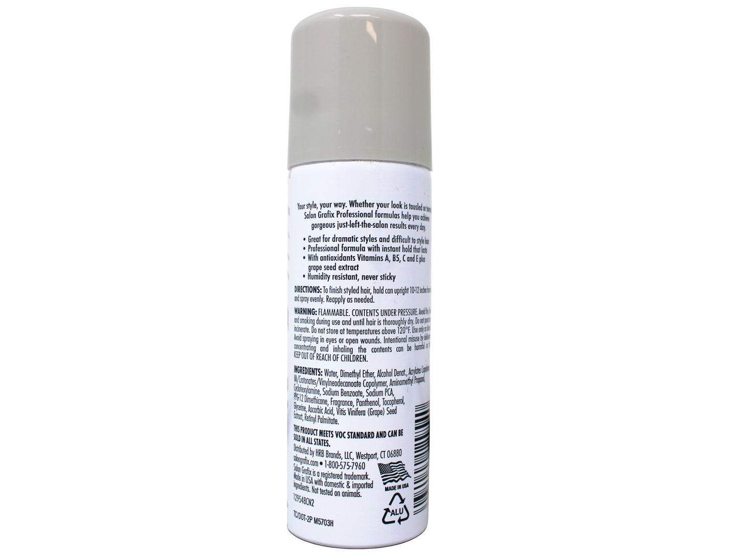 Travel Size Hair Spray 1.5 oz - Strong Hold, Humidity Resistant, Pack of 4