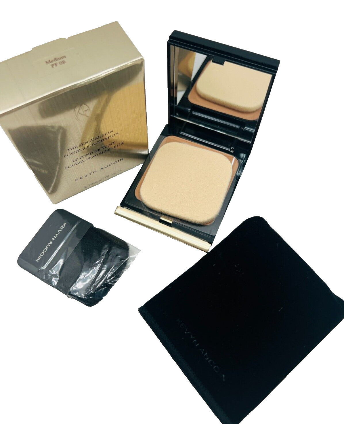 Kevyn Aucoin Sensual Skin Powder Foundation Medium PF08 0.32 oz NIB