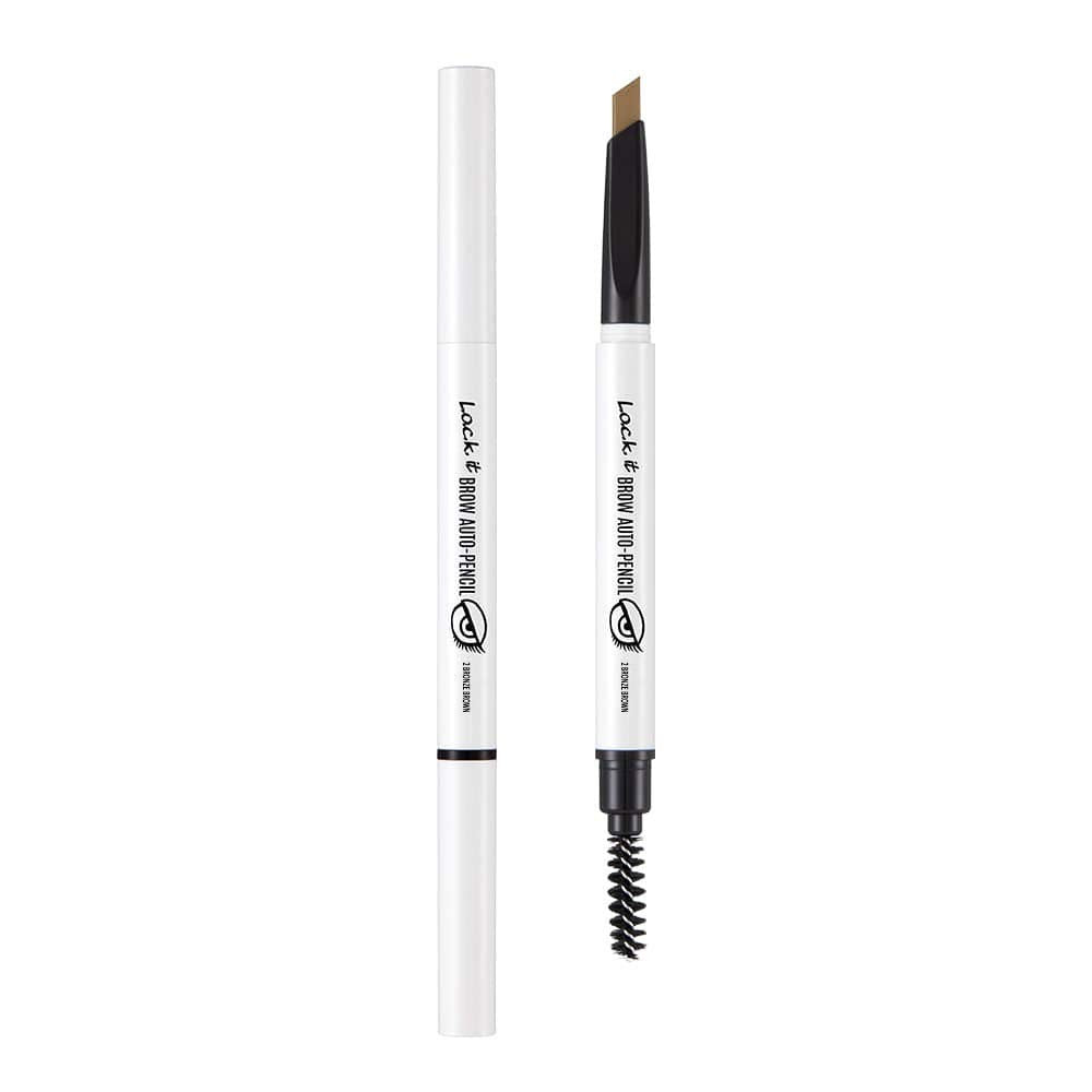 Waterdrop Tip Brow Pencil - Long-Lasting Waterproof Eyebrow Makeup - Bronze Brown 02