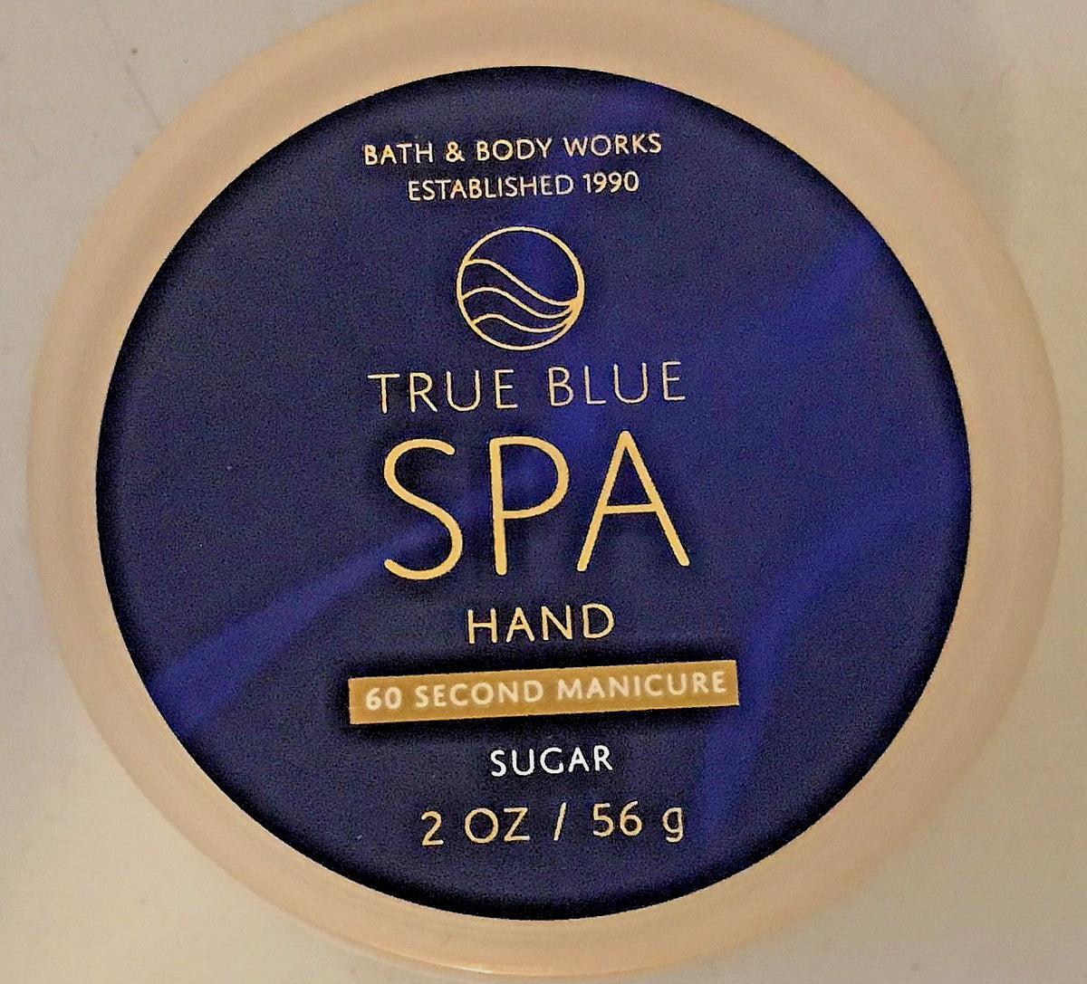 TRUE BLUE SPA HAND SUGAR SCRUB 60 SECOND MANICURE 2 OZ BATH BODY